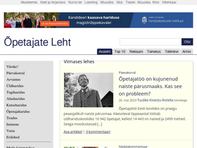 'opleht.ee' screenshot