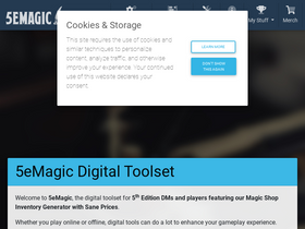 '5emagic.shop' screenshot