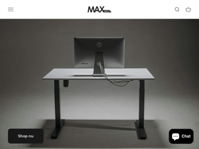 Maxselect homepage screenshot