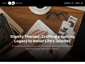 'talkdeath.com' screenshot