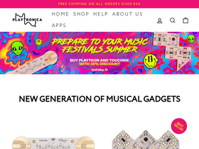 'playtronica.com' screenshot