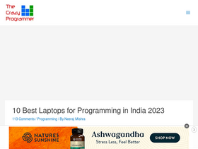 'thecrazyprogrammer.com' screenshot