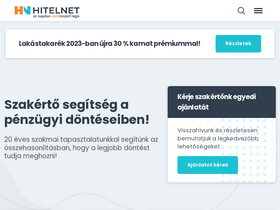 'hitelnet.hu' screenshot