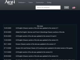 'aioncodex.com' screenshot