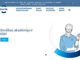 'baltaonline.lv' screenshot