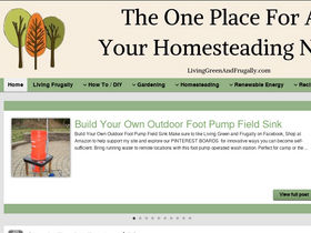 'livinggreenandfrugally.com' screenshot