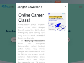 'campuspedia.id' screenshot