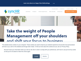 'synchr.com' screenshot