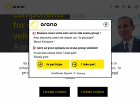 'orano.group' screenshot