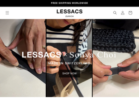 shoplessacs.com homepage screenshot
