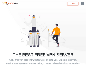 'racevpn.com' screenshot