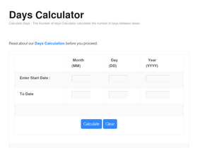 days-calculator.com