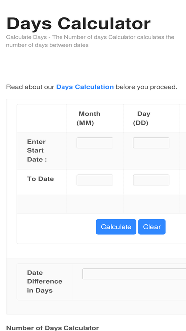 days-calculator.com