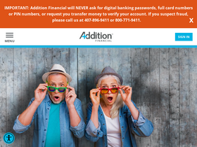 'additionfi.com' screenshot