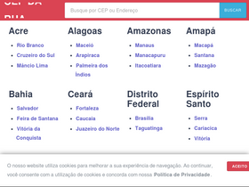 'cepdarua.net' screenshot