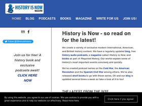 'historyisnowmagazine.com' screenshot