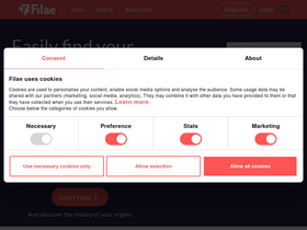 'filae.com' screenshot