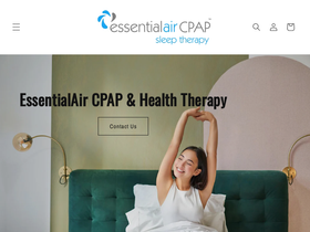 essentialaircpap.com homepage screenshot