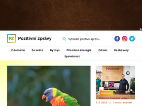 'pozitivni-zpravy.cz' screenshot