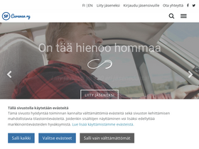 'karavaanarit.fi' screenshot