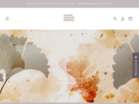 nordicnaturalbeauty website screenshot