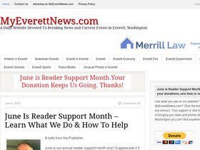 'myeverettnews.com' screenshot