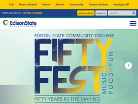 'edisonohio.edu' screenshot