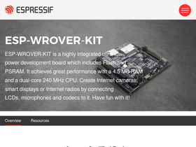 'espressif.com' screenshot