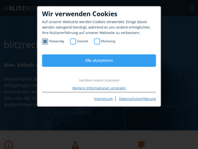 'blitzrechner.de' screenshot