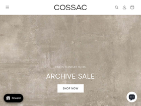 cossac.co homepage screenshot