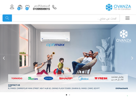 ovanza.net homepage screenshot