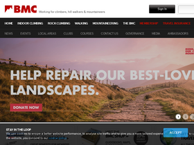 'thebmc.co.uk' screenshot