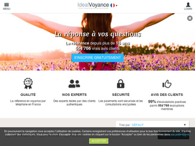 'idealvoyance.fr' screenshot