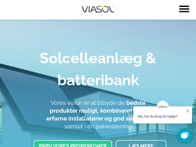 'viasol.dk' screenshot
