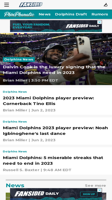 Miami Dolphins news, updates, analysis, and opinion - Phin Phanatic