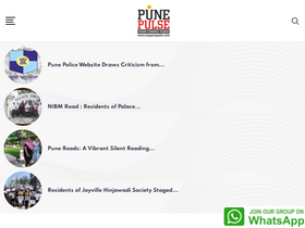 'mypunepulse.com' screenshot
