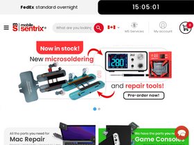 'mobilesentrix.ca' screenshot