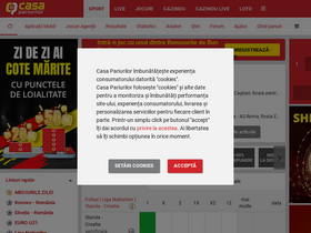 'casapariurilor.ro' screenshot