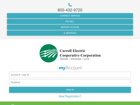 'carrollecc.com' screenshot