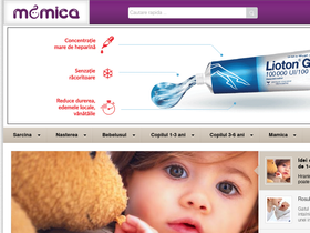 'mamica.ro' screenshot