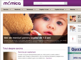 'mamica.ro' screenshot