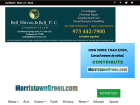 'morristowngreen.com' screenshot