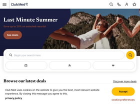 'clubmed.co.uk' screenshot