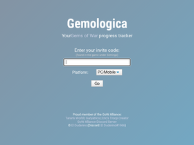 'gemologica.herokuapp.com' screenshot