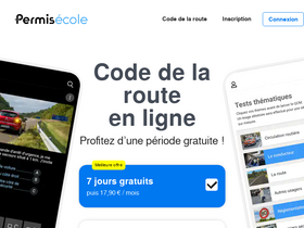 'permisecole.com' screenshot