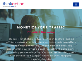 'thinkaction.com' screenshot