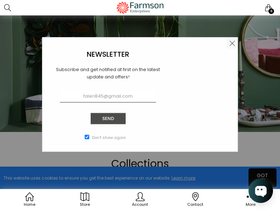 farmsonenterprises.shop homepage screenshot