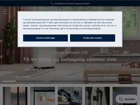 'electrolux.no' screenshot
