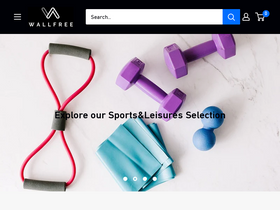 Wallfree website screenshot