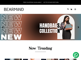 bearmind.in homepage screenshot